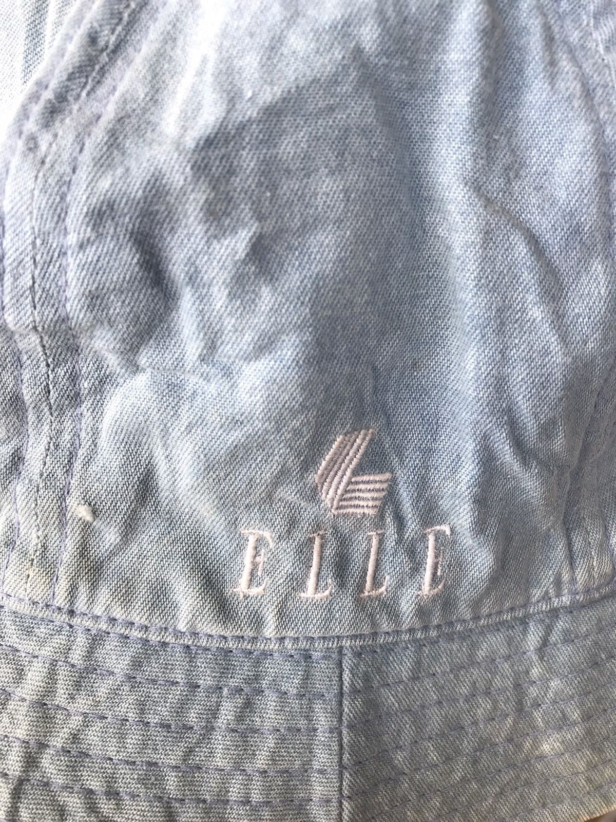 Vintage Vintage Elle Denim Bucket Hat Size ONE SIZE - 6 Thumbnail