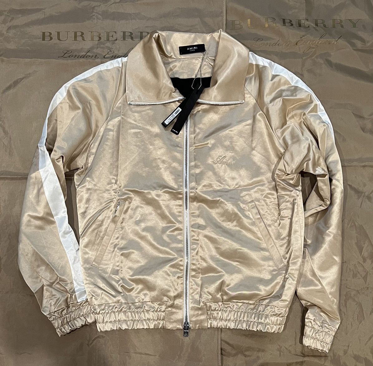 Amiri AMIRI Side Stripe Track Jacket size XL $2400 Size US XL / EU 56 / 4 - 1 Thumbnail
