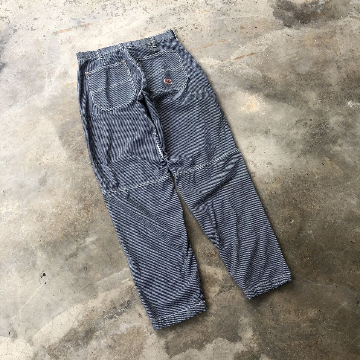 Japanese Brand × Vintage 🔥Rare🔥Japanese Dogman Hickory Workwear Styles Bushpants Size US 30 / EU 46 - 4 Thumbnail