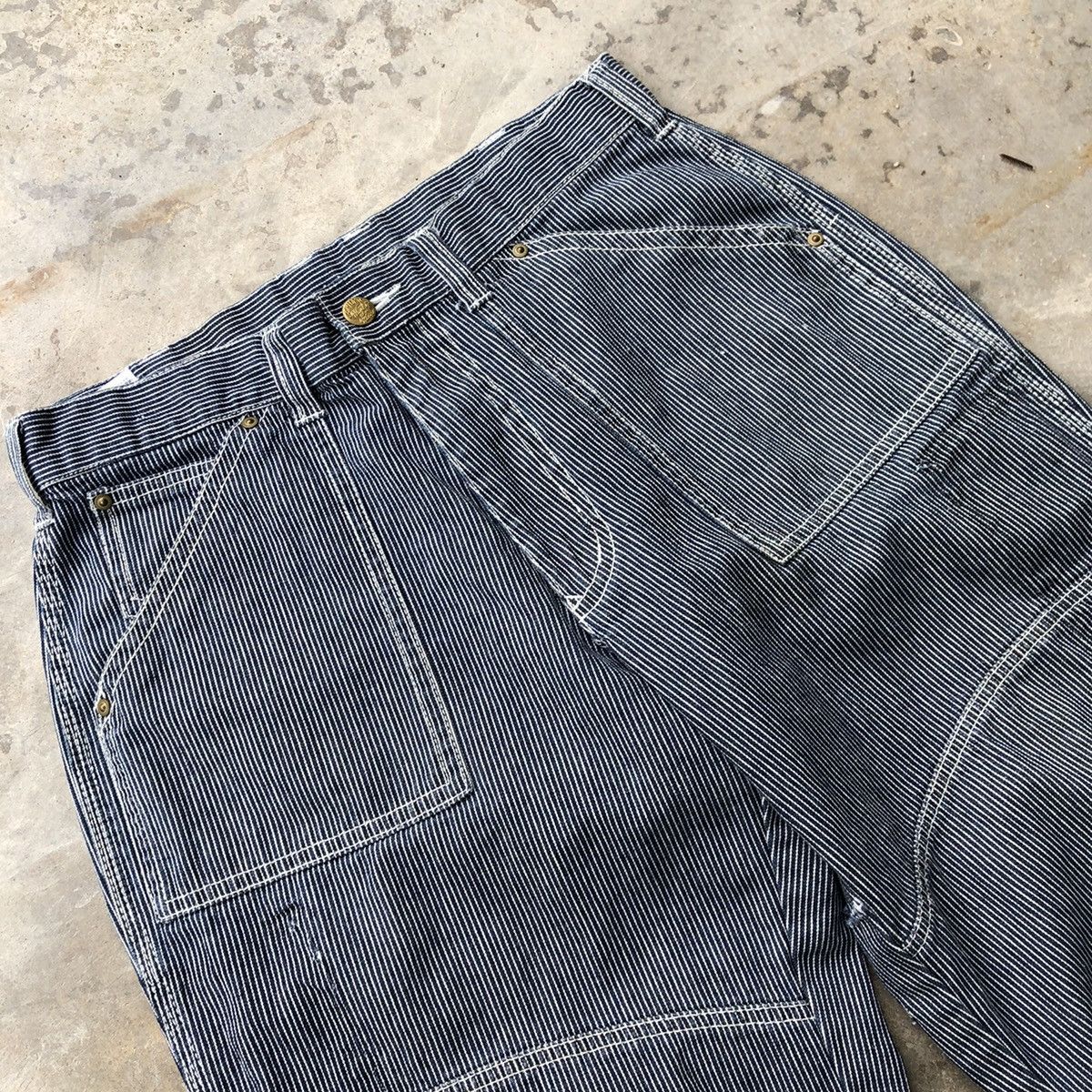 Japanese Brand × Vintage 🔥Rare🔥Japanese Dogman Hickory Workwear Styles Bushpants Size US 30 / EU 46 - 13 Thumbnail