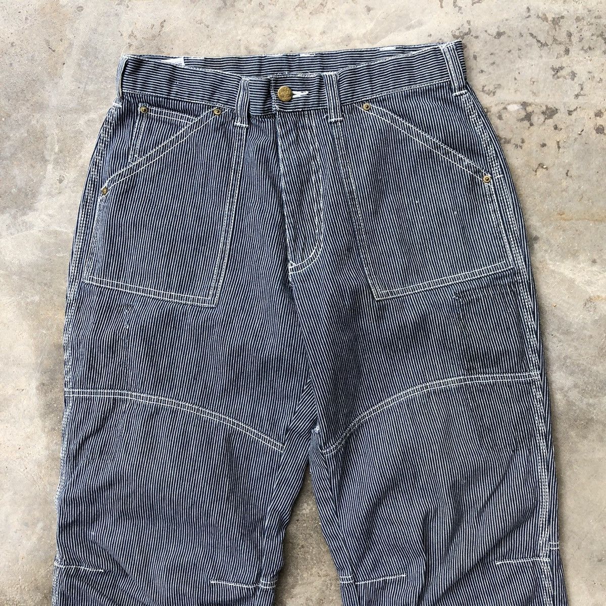 Japanese Brand × Vintage 🔥Rare🔥Japanese Dogman Hickory Workwear Styles Bushpants Size US 30 / EU 46 - 2 Thumbnail