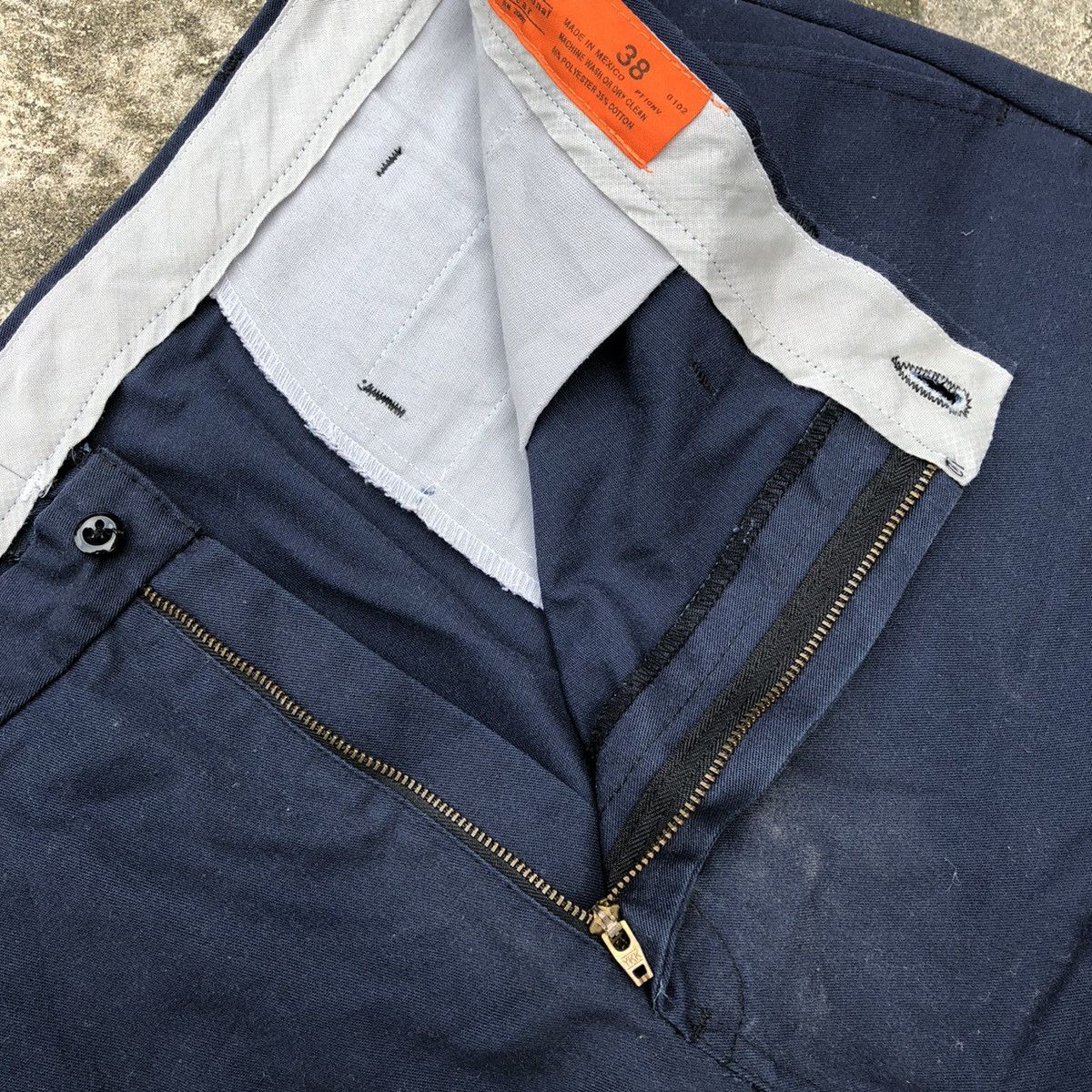Dickies × Vintage Rare Vintage Dickies Blue Navy Cargo Worker Casual Pants Size US 38 / EU 54 - 10 Thumbnail