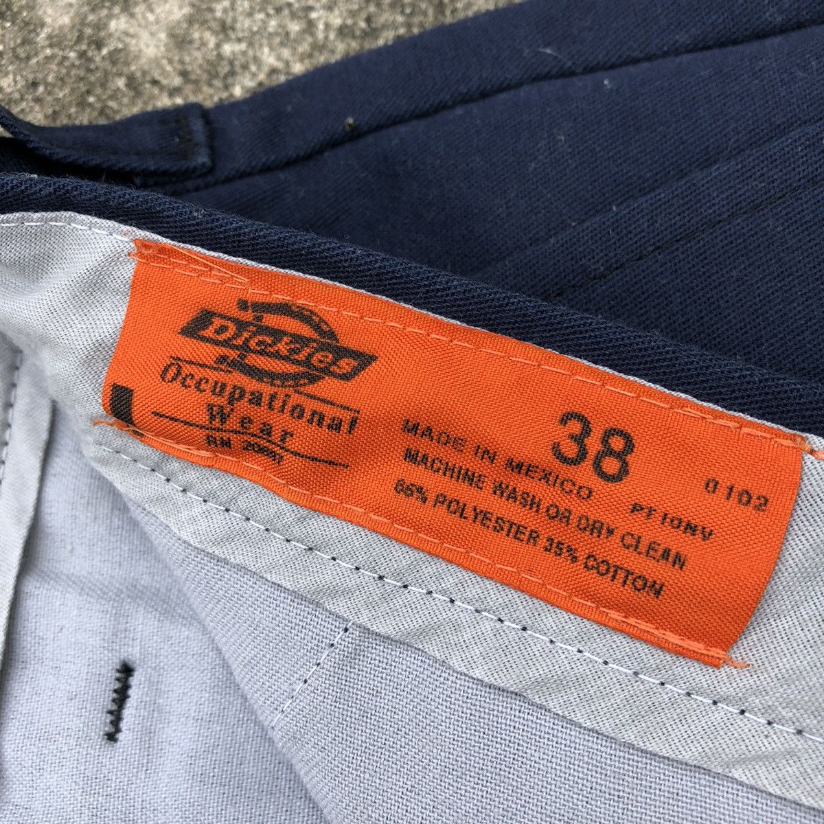 Dickies × Vintage Rare Vintage Dickies Blue Navy Cargo Worker Casual Pants Size US 38 / EU 54 - 11 Thumbnail