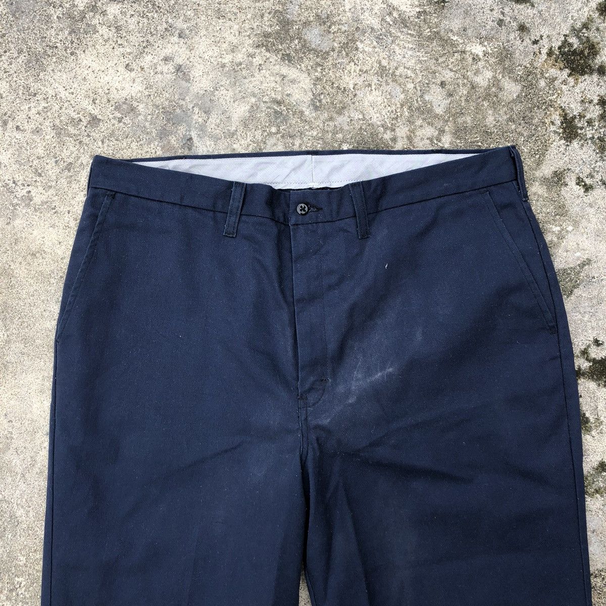 Dickies × Vintage Rare Vintage Dickies Blue Navy Cargo Worker Casual Pants Size US 38 / EU 54 - 2 Thumbnail