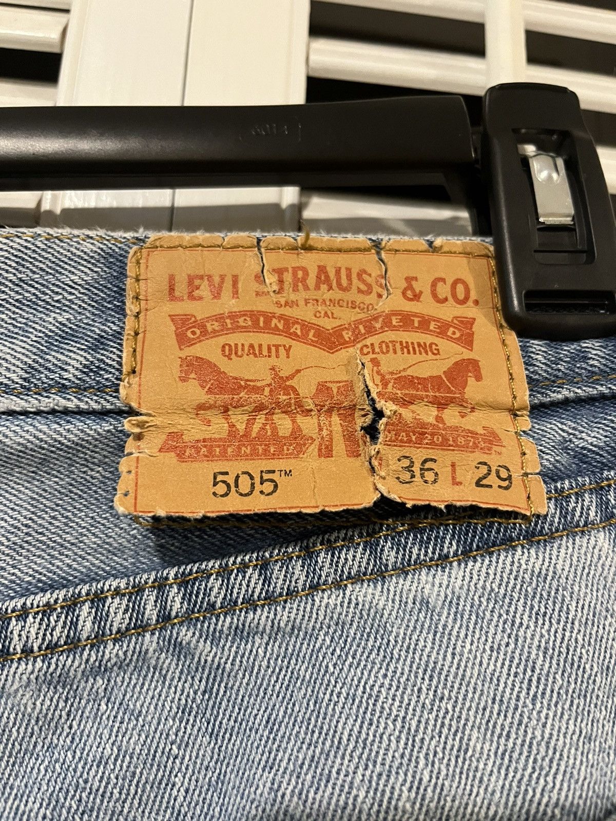 Levi's Y2k Levi 505 Lightwash Jeans Size US L / EU 52-54 / 3 - 4 Thumbnail