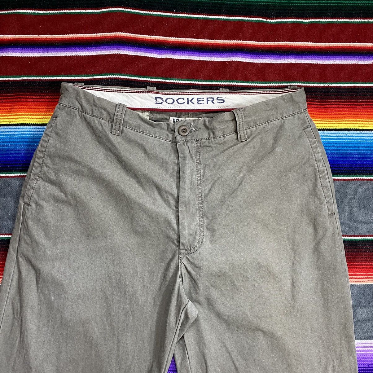 Levi's Vintage Dockers Relaxed Fit Khaki Pants Size US 35 - 2 Thumbnail