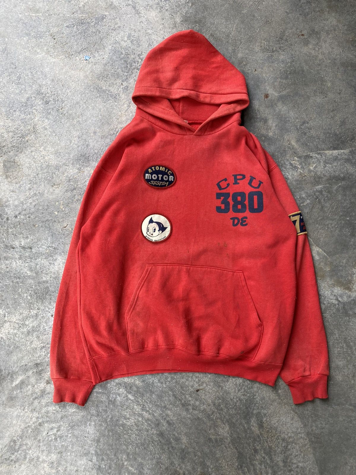 Anime 90s ASTRO BOY mechanic Racing patch hoodie Size US L / EU 52-54 / 3 - 2 Thumbnail