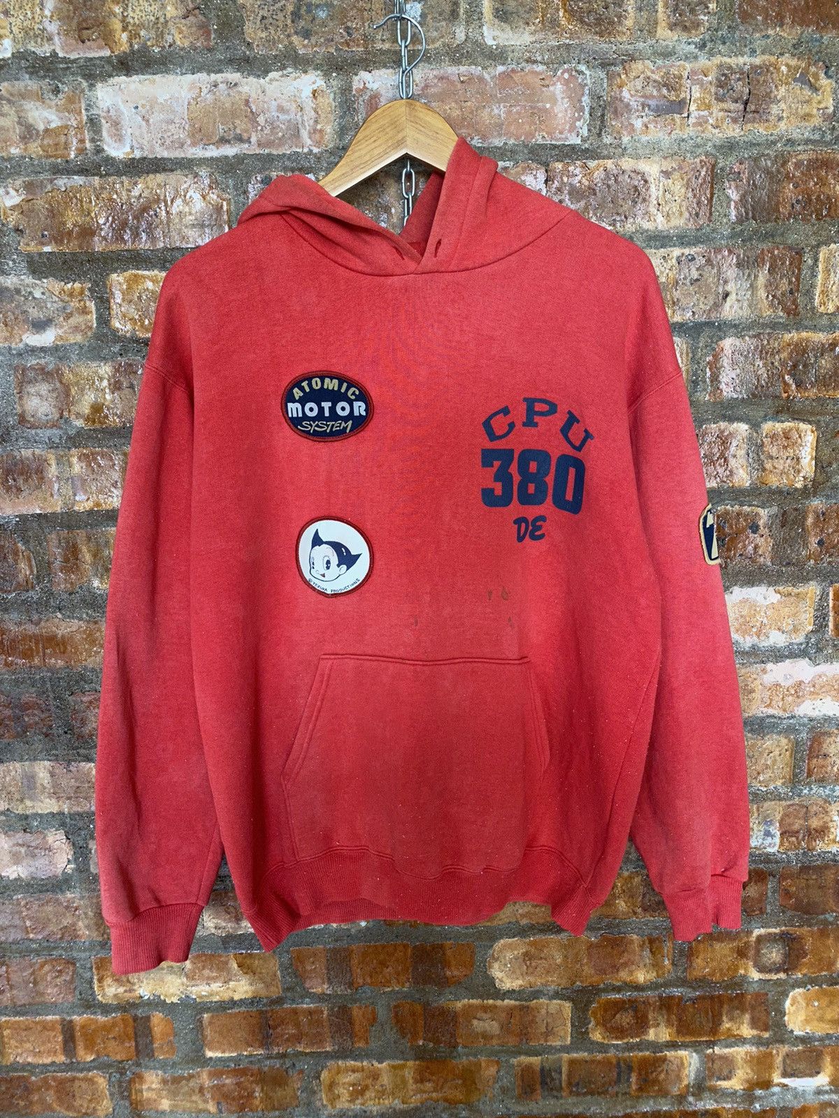 Anime 90s ASTRO BOY mechanic Racing patch hoodie Size US L / EU 52-54 / 3 - 3 Thumbnail