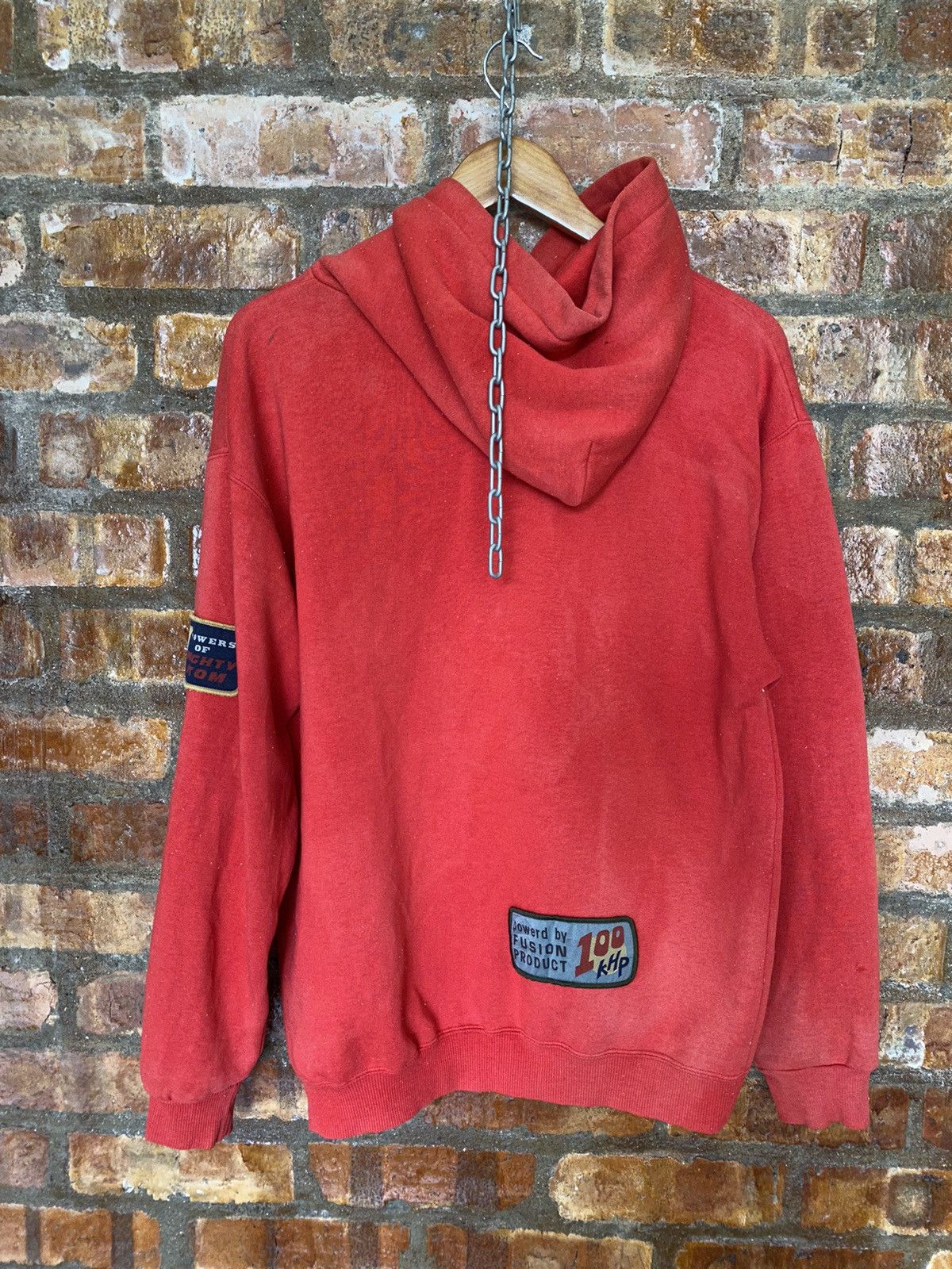 Anime 90s ASTRO BOY mechanic Racing patch hoodie Size US L / EU 52-54 / 3 - 10 Thumbnail