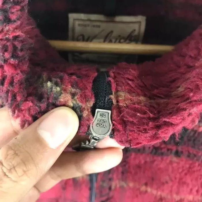 Woolrich Woolen Mills Vintage 80s WOOLRICH USA Rugged Outdoorwear Red Half Zipper Size US L / EU 52-54 / 3 - 3 Thumbnail