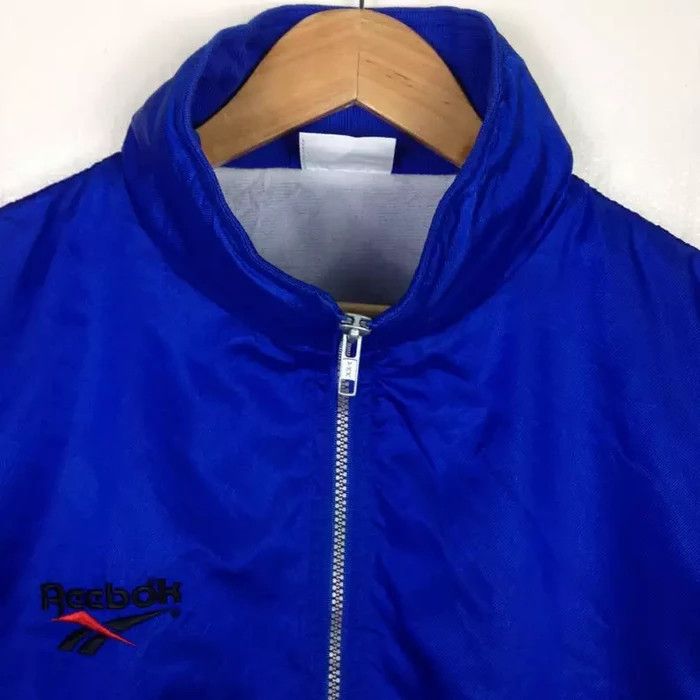 Reebok Vintage 90s REEBOK SPORT Embroidered Blue Sweater Jacket Size US M / EU 48-50 / 2 - 2 Thumbnail