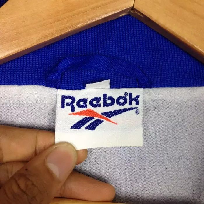 Reebok Vintage 90s REEBOK SPORT Embroidered Blue Sweater Jacket Size US M / EU 48-50 / 2 - 4 Thumbnail