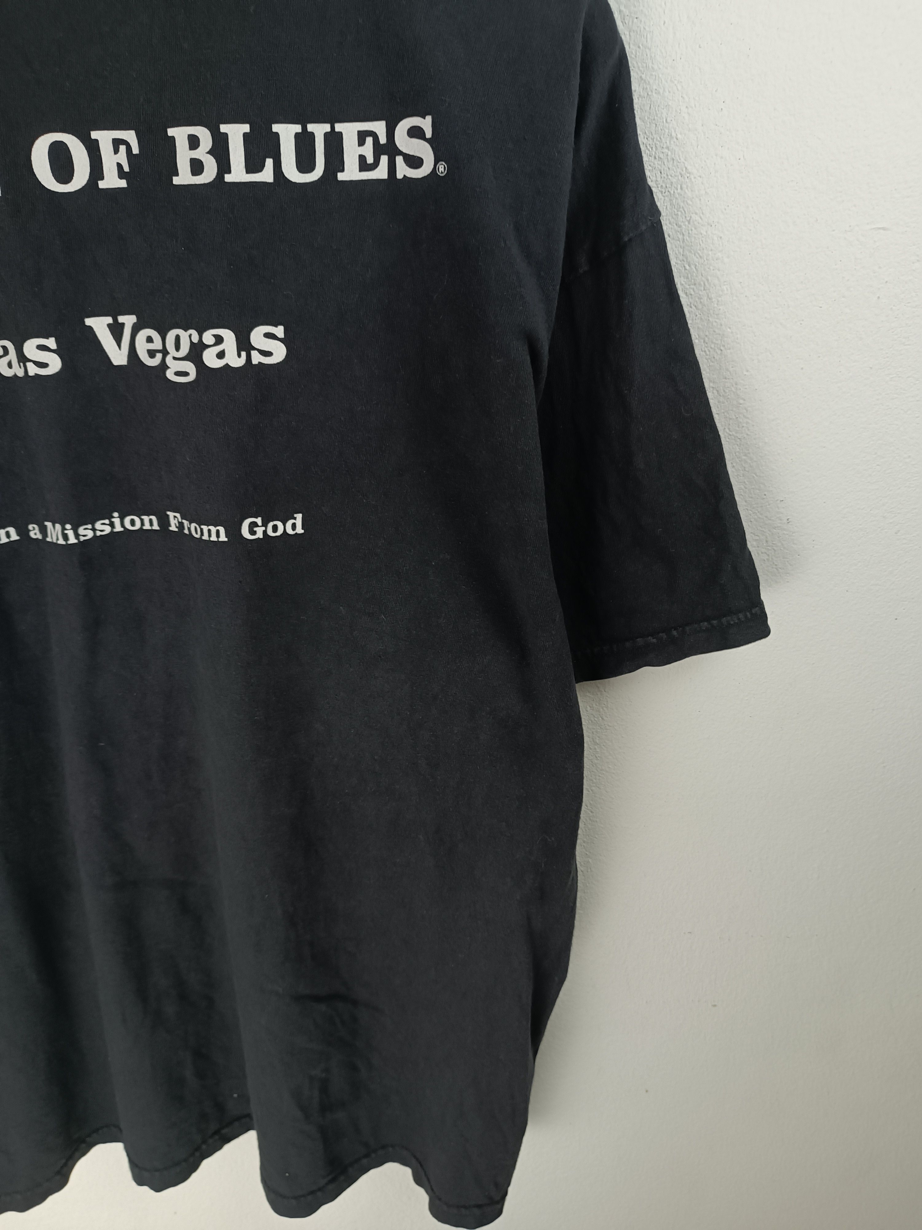 Band Tees THRASHED FADED VINTAGE THE BLUES BROTHER HOUSE O BLUES VEGAS Size US L / EU 52-54 / 3 - 11 Thumbnail