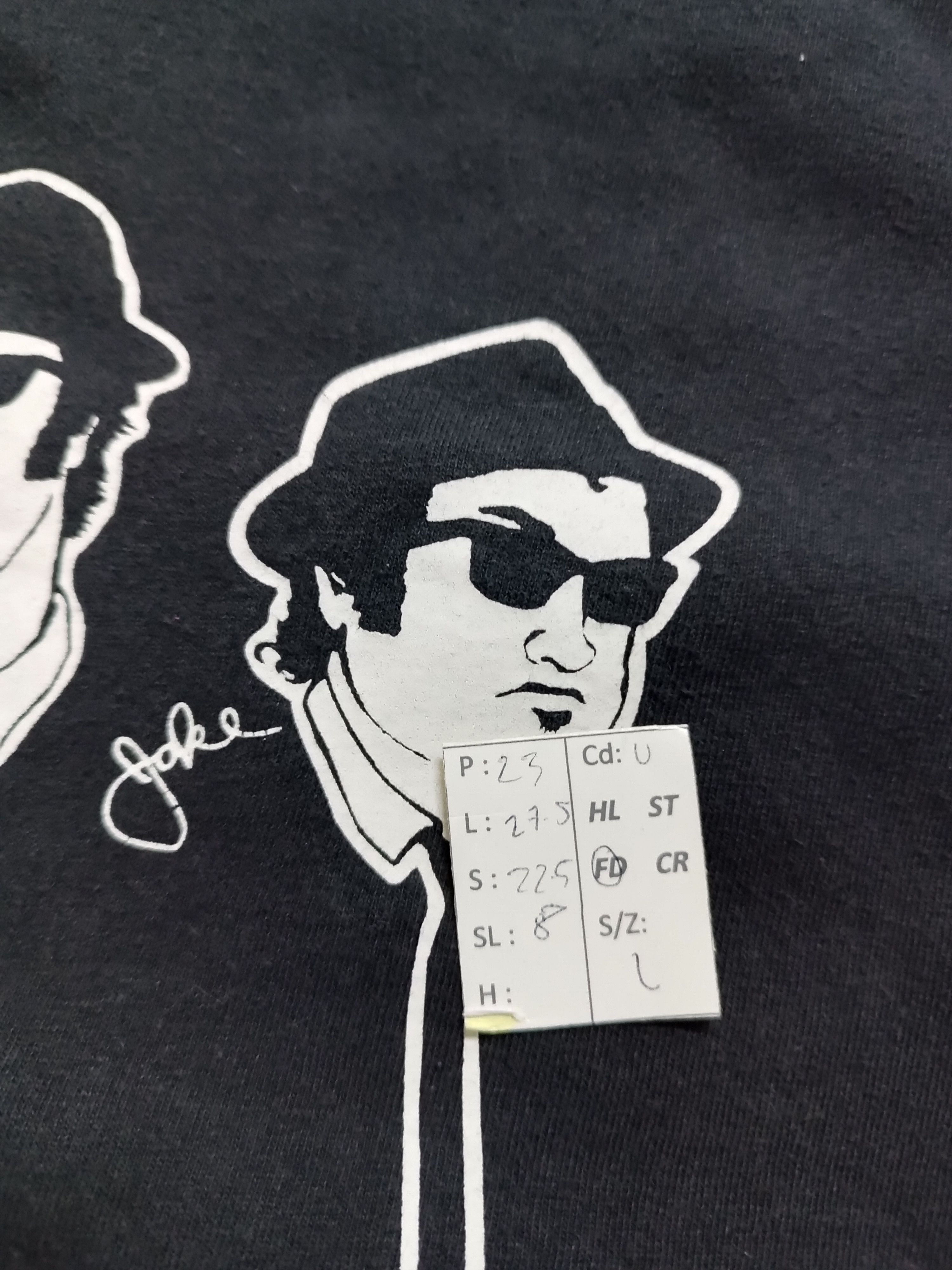 Band Tees THRASHED FADED VINTAGE THE BLUES BROTHER HOUSE O BLUES VEGAS Size US L / EU 52-54 / 3 - 12 Thumbnail