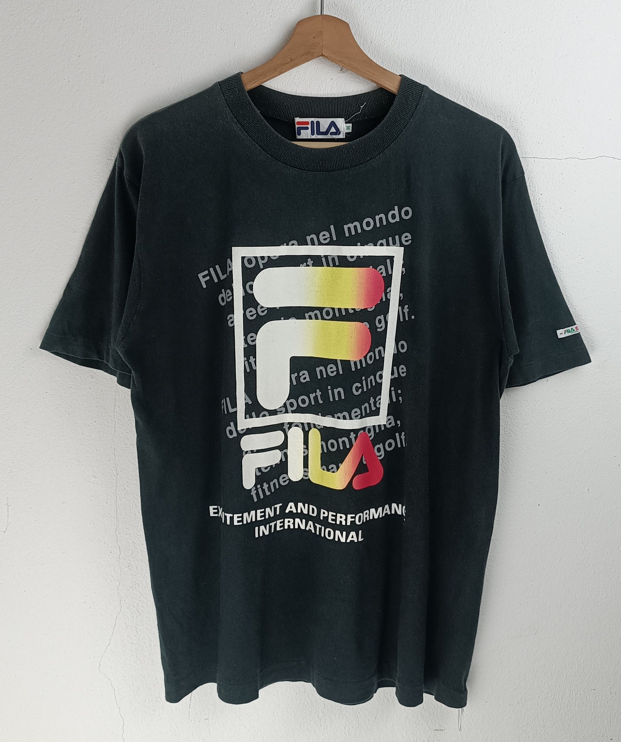 Fila VINTAGE 90'S FILA BIELLA ITALIA SPORTS TEE Size US M / EU 48-50 / 2 - 3 Thumbnail