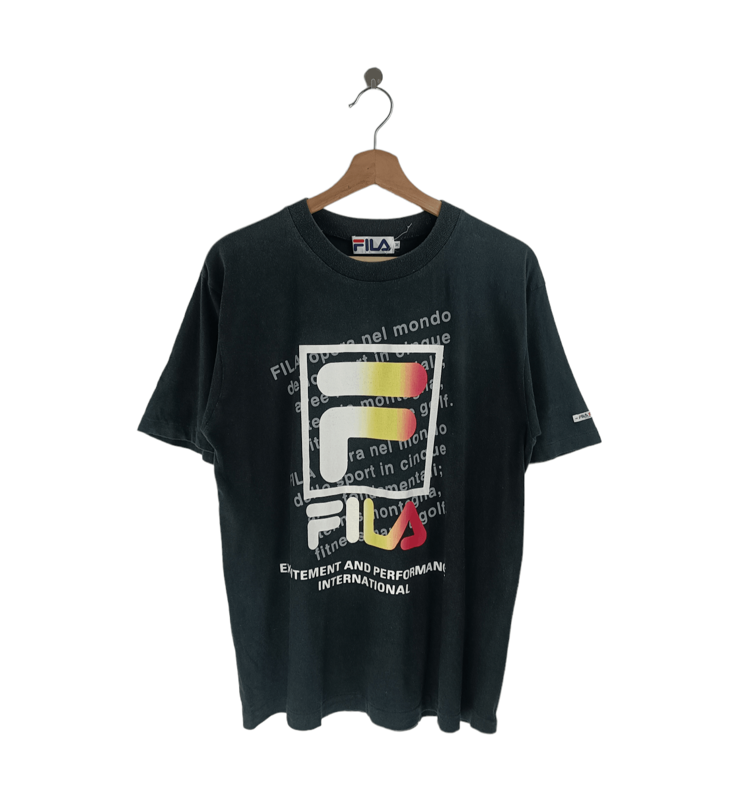 Fila VINTAGE 90'S FILA BIELLA ITALIA SPORTS TEE Size US M / EU 48-50 / 2 - 1 Thumbnail