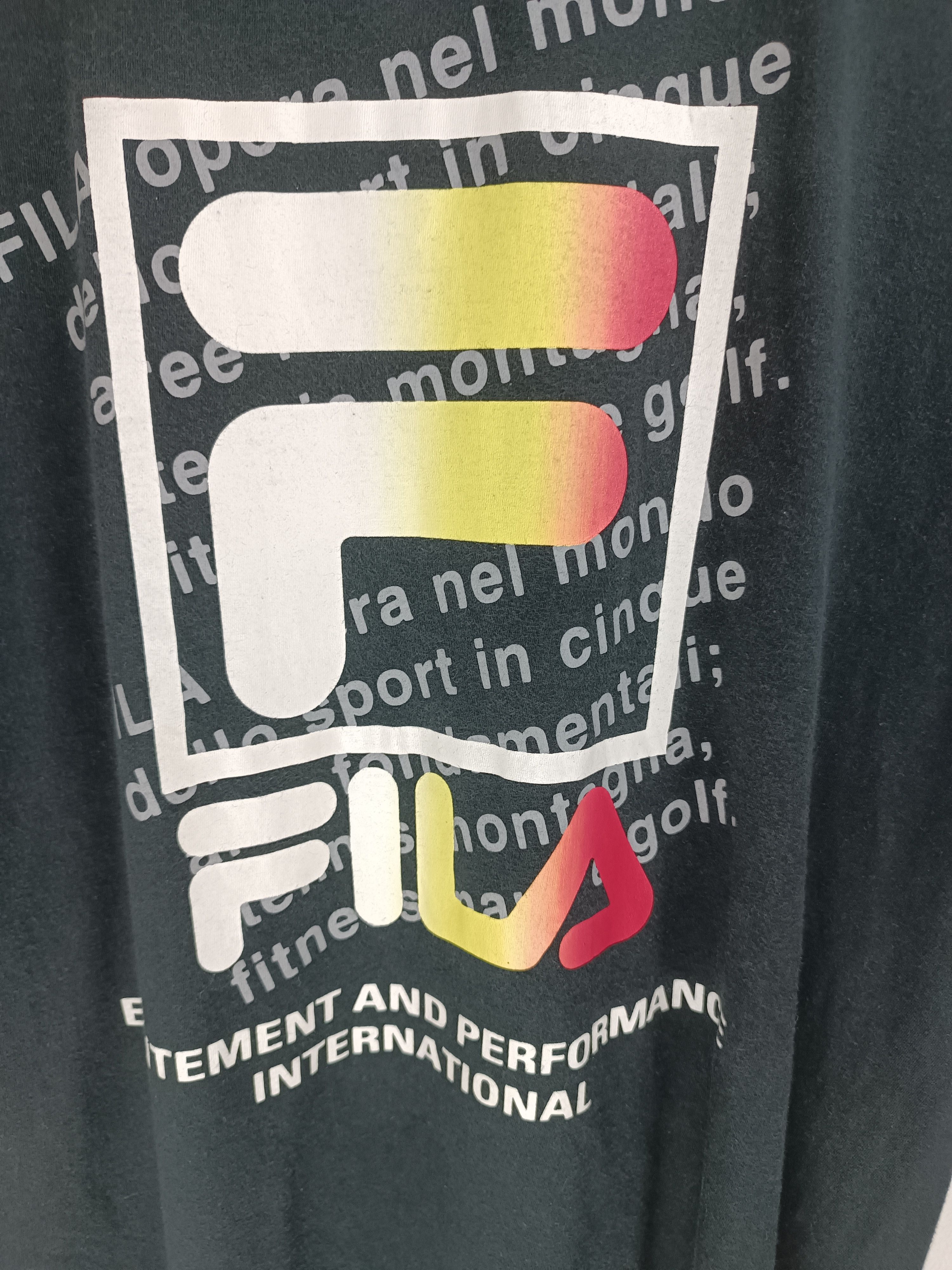 Fila VINTAGE 90'S FILA BIELLA ITALIA SPORTS TEE Size US M / EU 48-50 / 2 - 9 Thumbnail