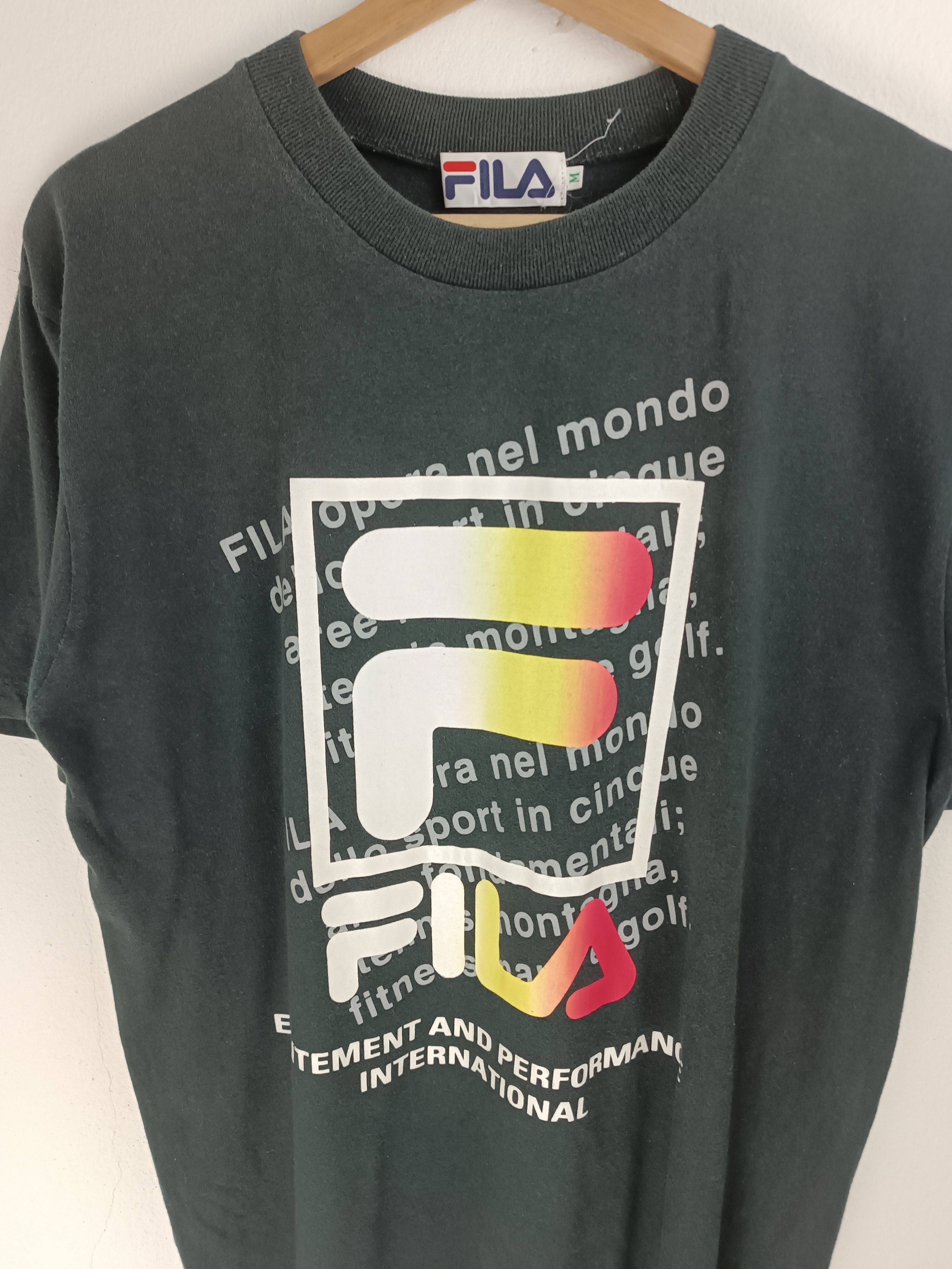 Fila VINTAGE 90'S FILA BIELLA ITALIA SPORTS TEE Size US M / EU 48-50 / 2 - 4 Thumbnail