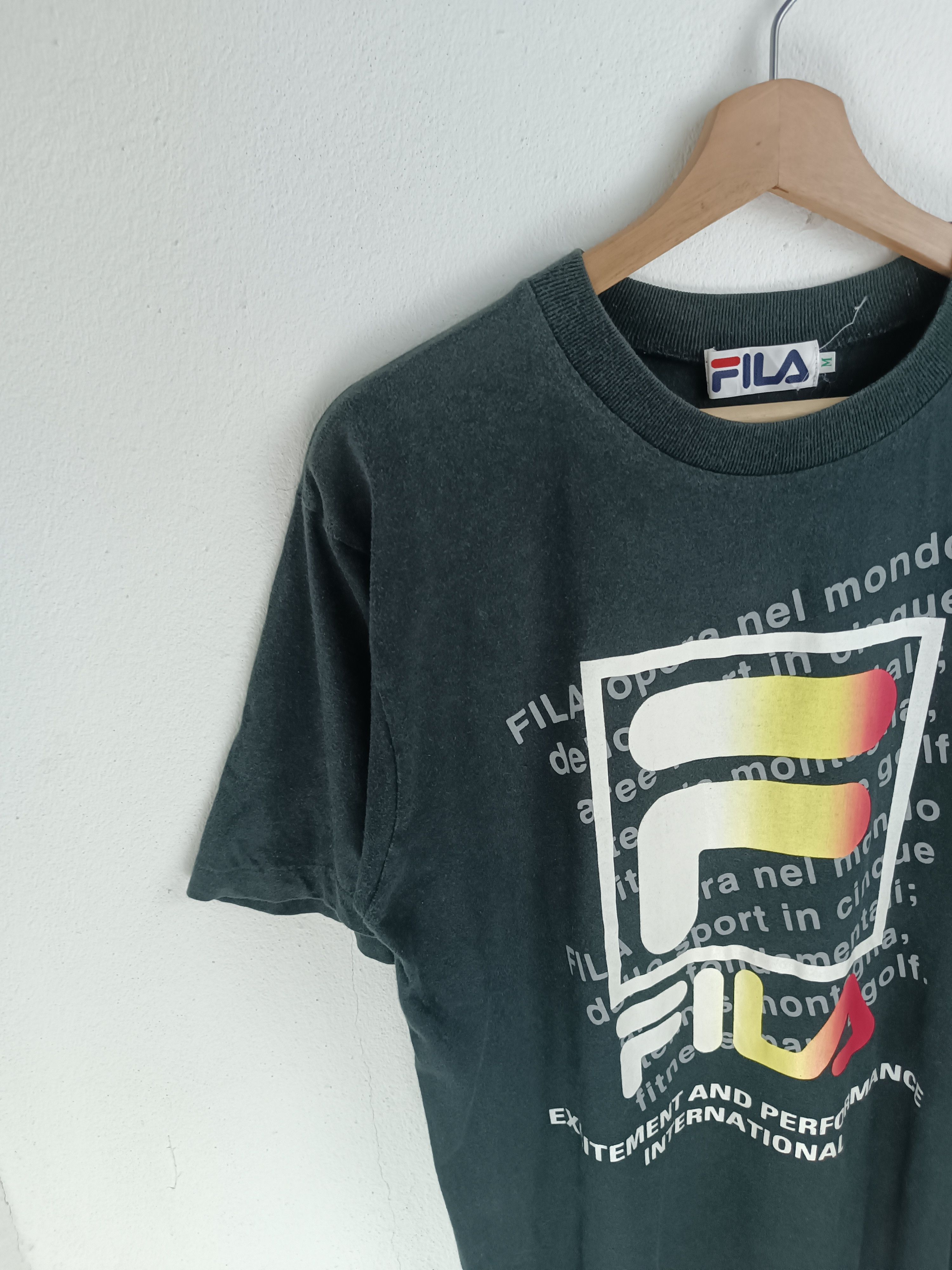 Fila VINTAGE 90'S FILA BIELLA ITALIA SPORTS TEE Size US M / EU 48-50 / 2 - 5 Thumbnail