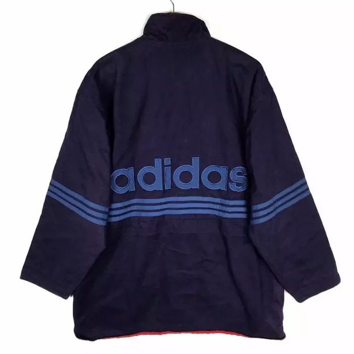 Adidas Vintage 90s ADIDAS SPELLOUT Embroidered Blue Cotton Jean Size US XL / EU 56 / 4 - 1 Thumbnail