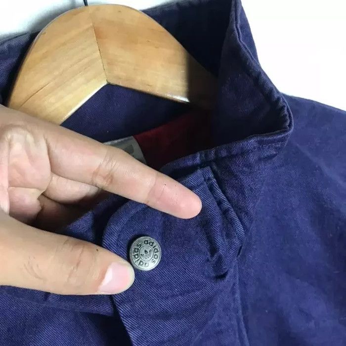 Adidas Vintage 90s ADIDAS SPELLOUT Embroidered Blue Cotton Jean Size US XL / EU 56 / 4 - 5 Thumbnail