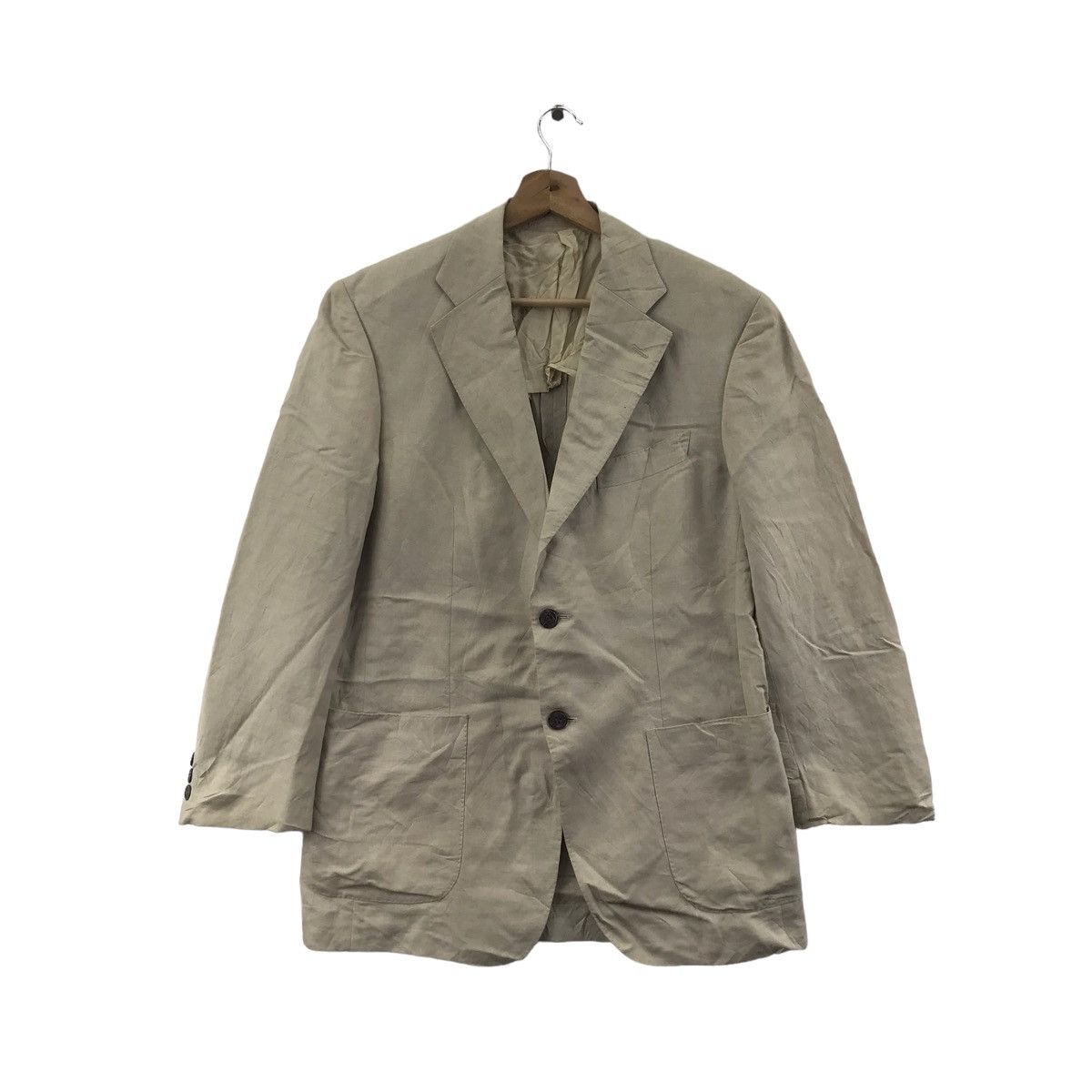 Lanvin LANVIN PARIS Cream Blazer Coat Jacket Size US S / EU 44-46 / 1 - 1 Thumbnail