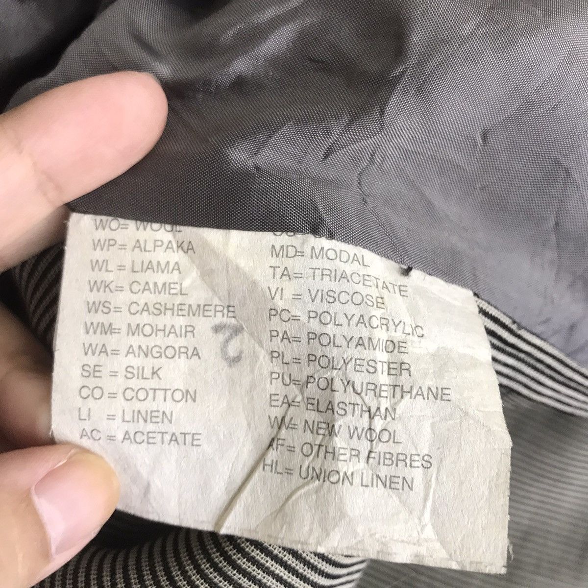 Vintage Vintage BASILE Italian Brand Stripes Grey Coat Size US S / EU 44-46 / 1 - 7 Thumbnail