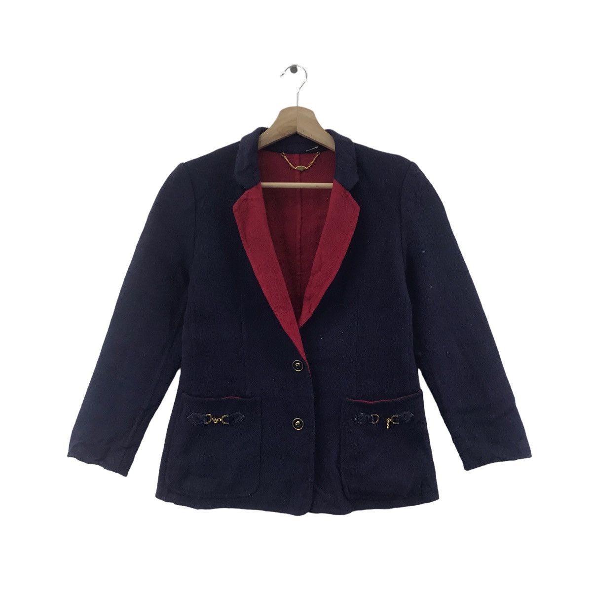 Vintage Vintage EMMERICH & EGER LEILIAN ORIGINAL Wool Blazer Jacket Size US XS / EU 42 / 0 - 1 Thumbnail