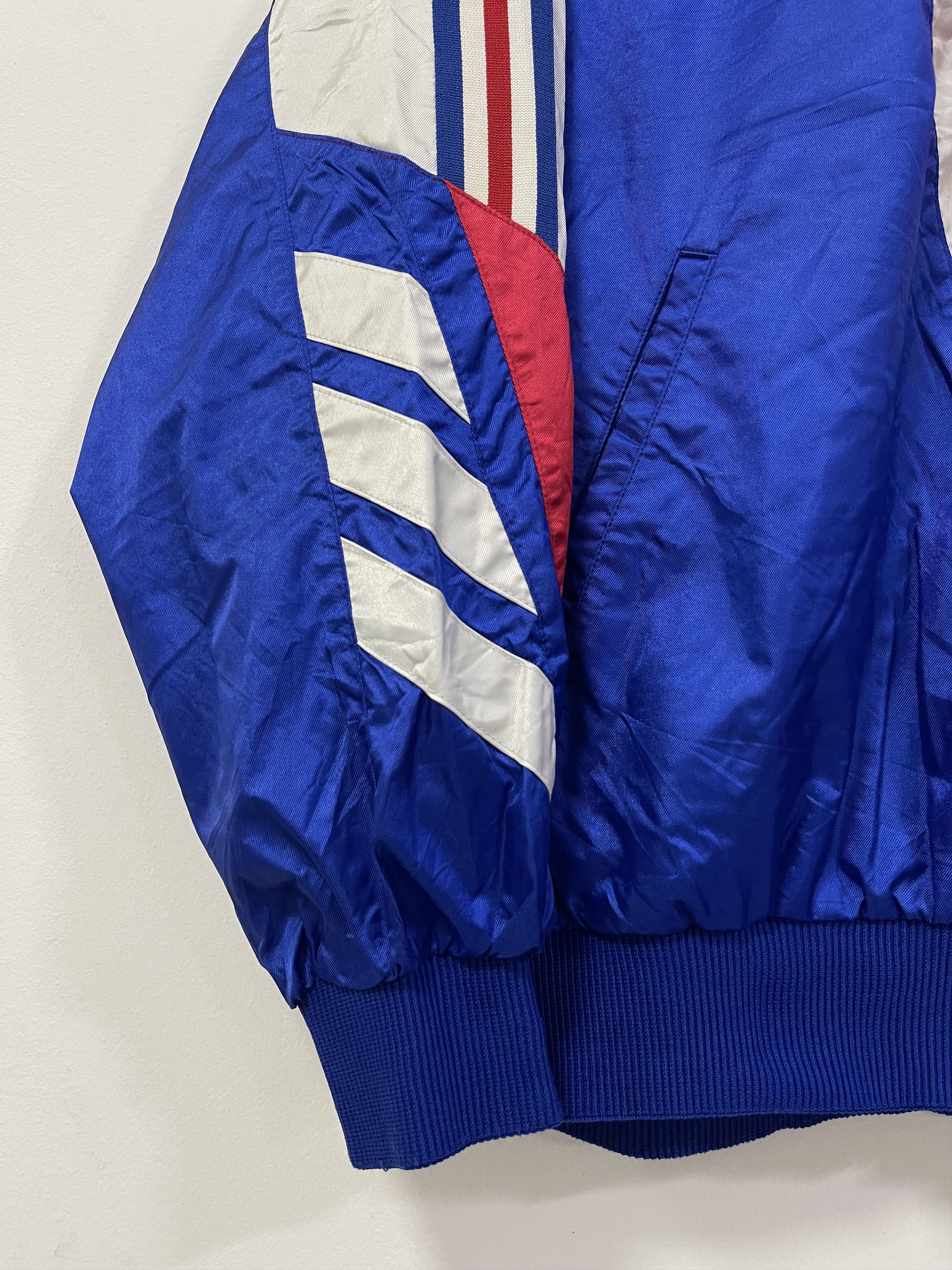 Adidas Vintage Adidas Trefoil Colourblok Zip Up Jacket Size US L / EU 52-54 / 3 - 4 Thumbnail