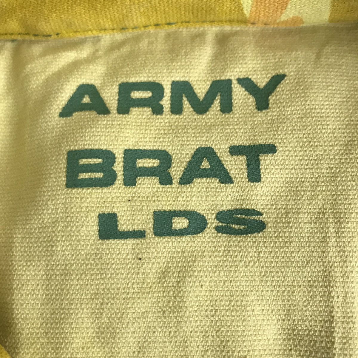 Vintage ARMY BRAT LDS Army Camouflage Yellow Parka Hoodie Jacket Size US XS / EU 42 / 0 - 4 Thumbnail