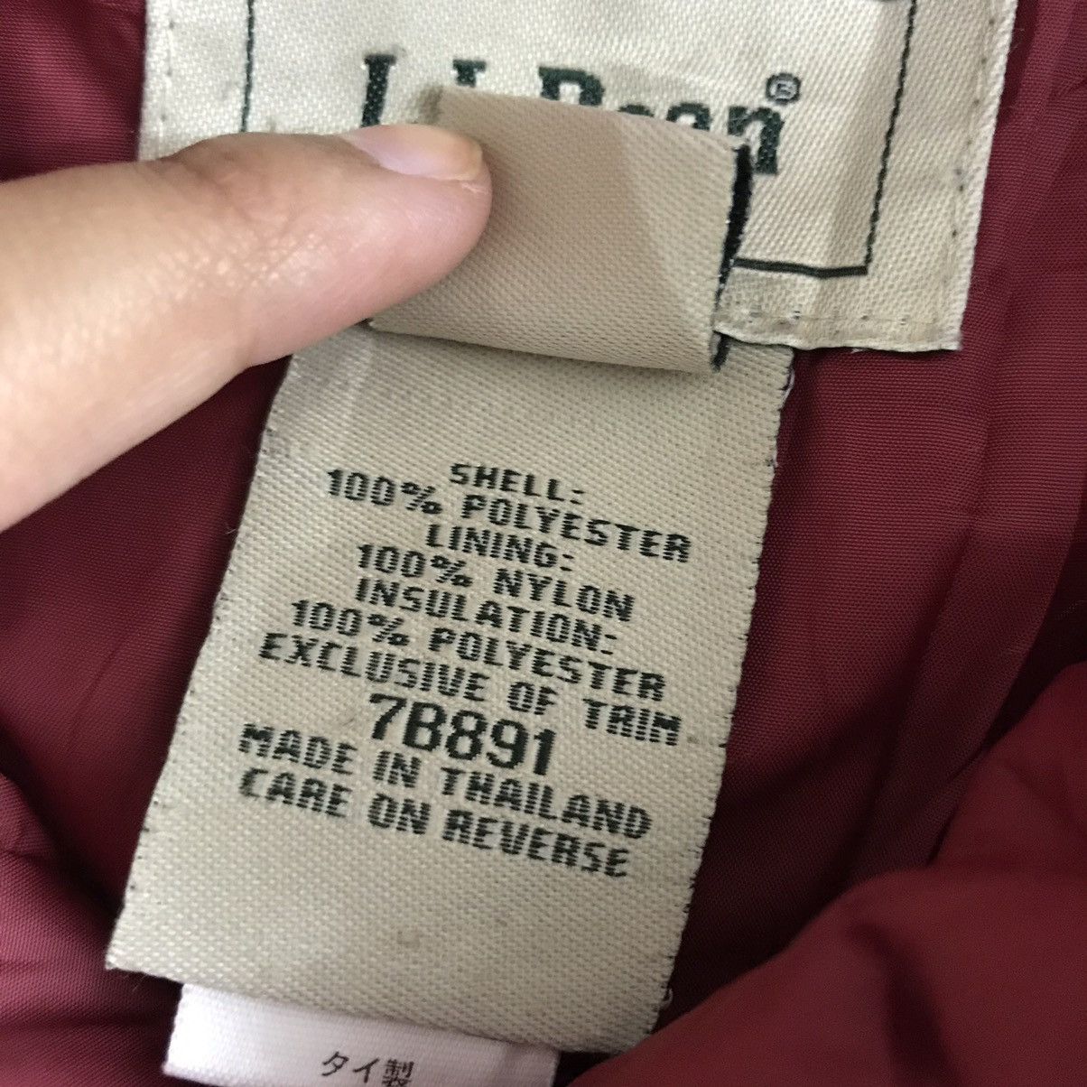 L.L. Bean LL BEAN USA Red Quilted Bomber Jacket Size US XS / EU 42 / 0 - 5 Thumbnail