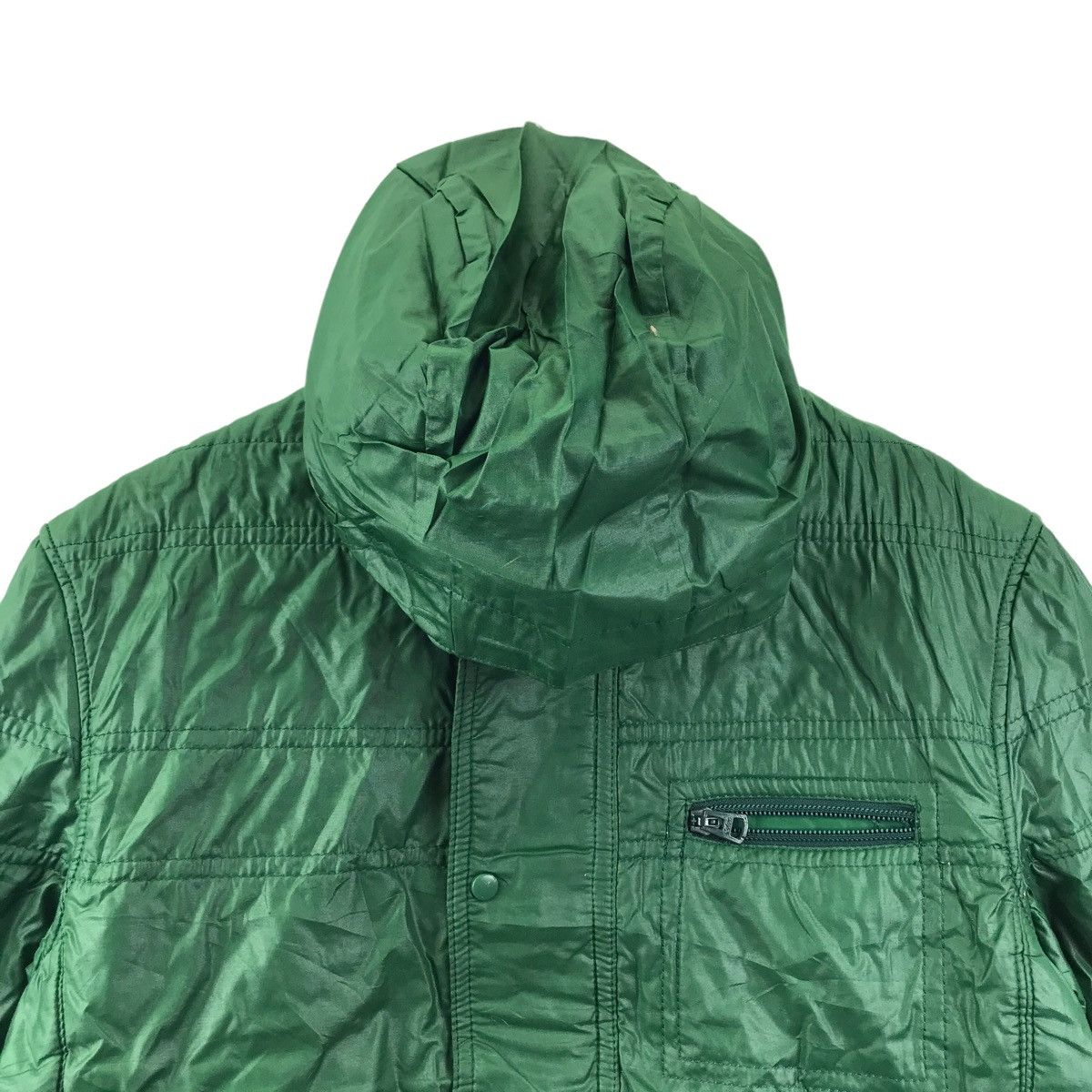 Vintage Vintage FUSALP SKI France Designer Hooded Green BomberJacket Size US L / EU 52-54 / 3 - 2 Thumbnail