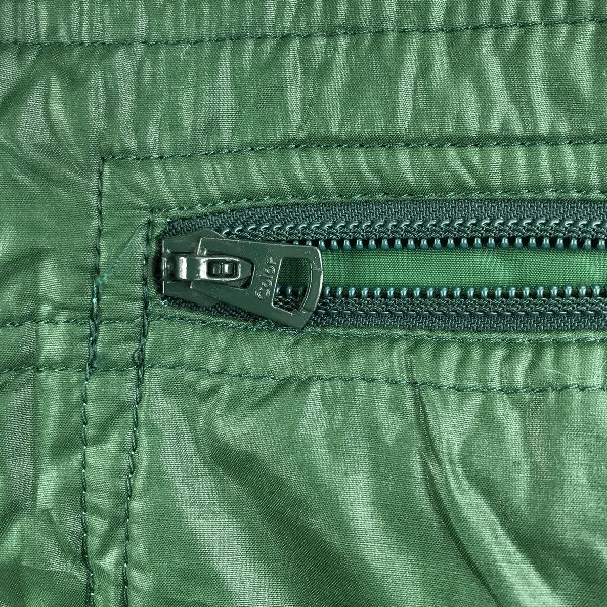 Vintage Vintage FUSALP SKI France Designer Hooded Green BomberJacket Size US L / EU 52-54 / 3 - 3 Thumbnail