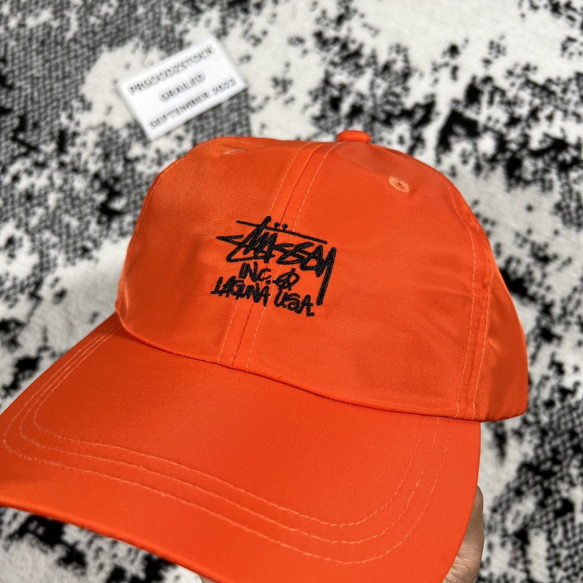 Stussy RARE STUSSY INC LAGUNA USA CAP HAT - OS - ORANGE Size ONE SIZE - 2 Thumbnail