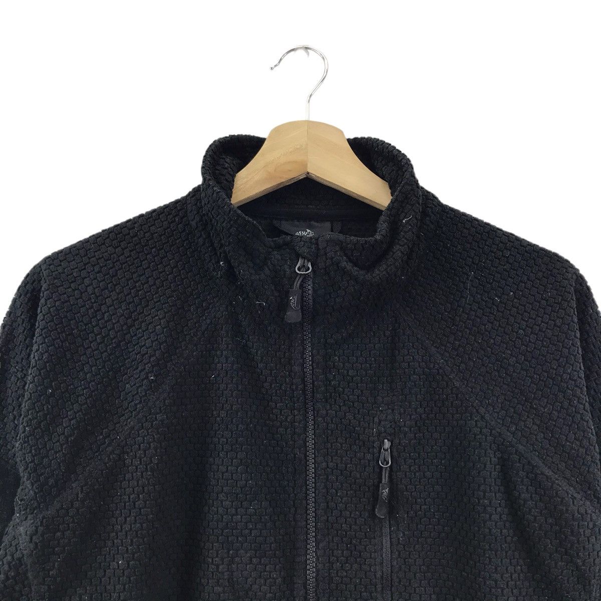 Vintage HELIKON-TEX Black Fleece Jacket Size US L / EU 52-54 / 3 - 2 Thumbnail