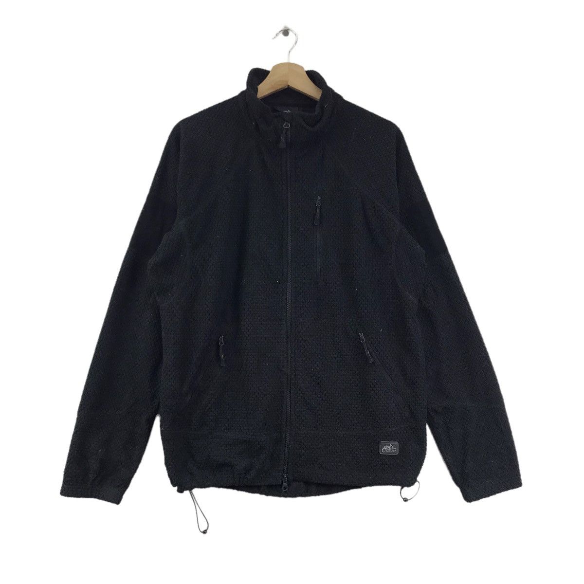 Vintage HELIKON-TEX Black Fleece Jacket Size US L / EU 52-54 / 3 - 1 Thumbnail