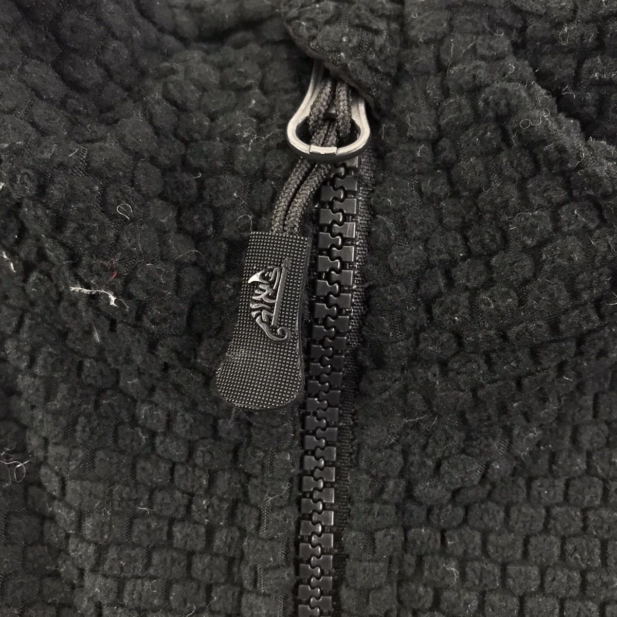 Vintage HELIKON-TEX Black Fleece Jacket Size US L / EU 52-54 / 3 - 3 Thumbnail