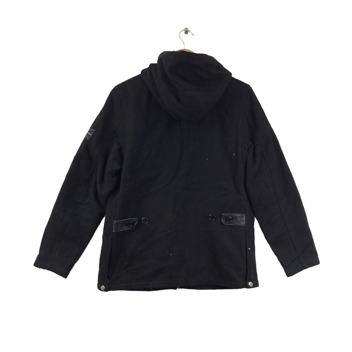 Vintage RUDE FAIRBANKS 142 Wool Hooded Bomber Jacket Size US S / EU 44-46 / 1 - 8 Thumbnail