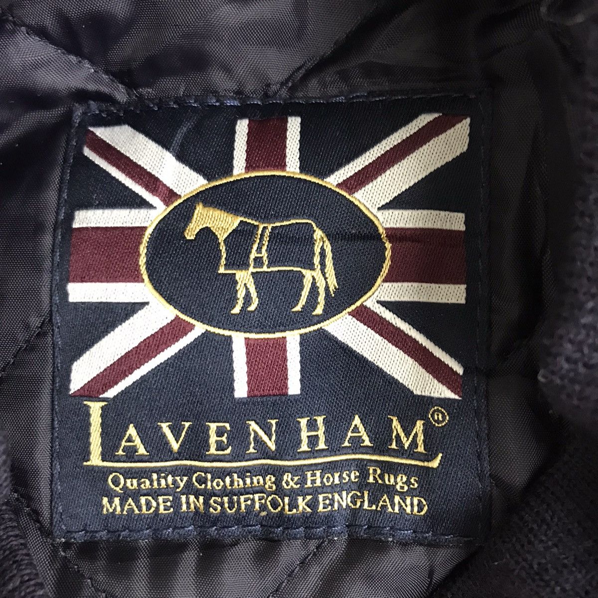 Lavenham LAVENHAM England Brand Stripes Quilted Navy Parka Size US M / EU 48-50 / 2 - 5 Thumbnail