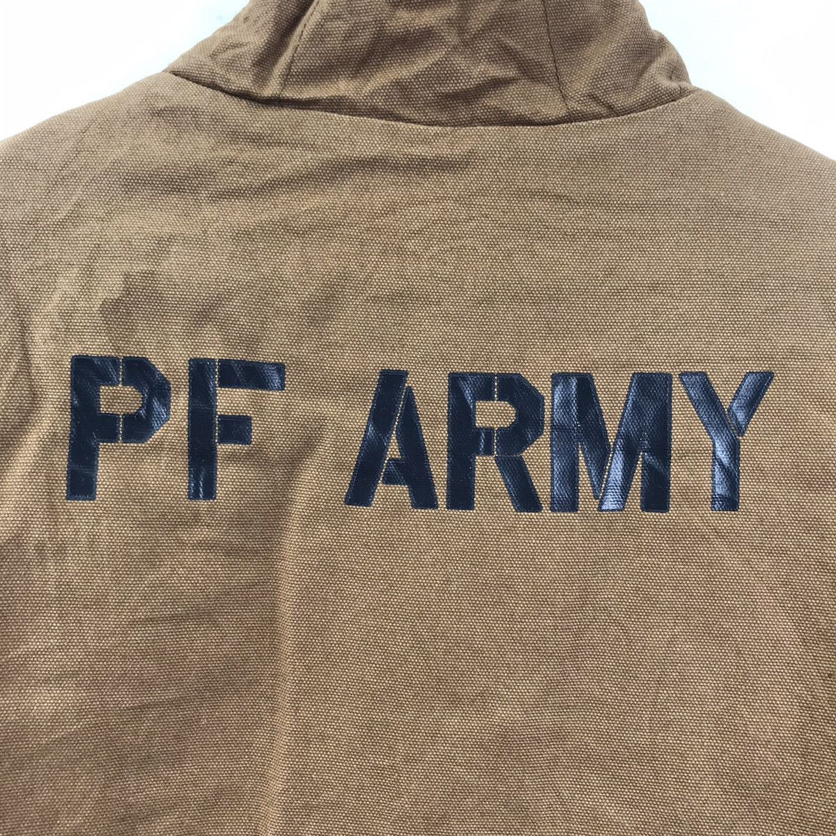 Vintage PF ARMY Four Thirty Jeans Brown Bomber Jacket Size US S / EU 44-46 / 1 - 2 Thumbnail