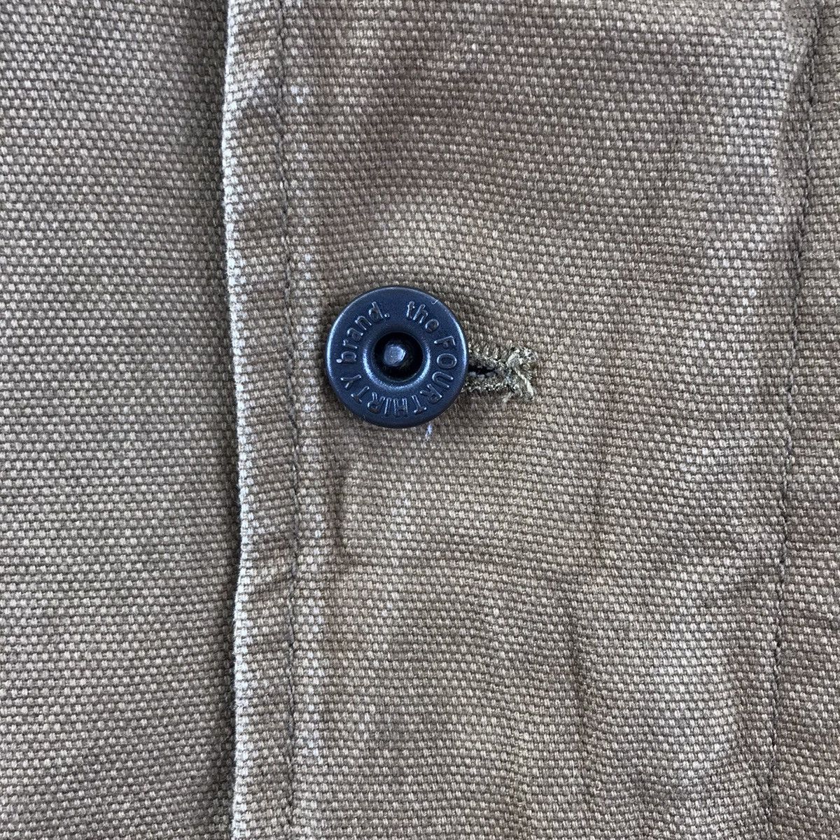 Vintage PF ARMY Four Thirty Jeans Brown Bomber Jacket Size US S / EU 44-46 / 1 - 8 Thumbnail
