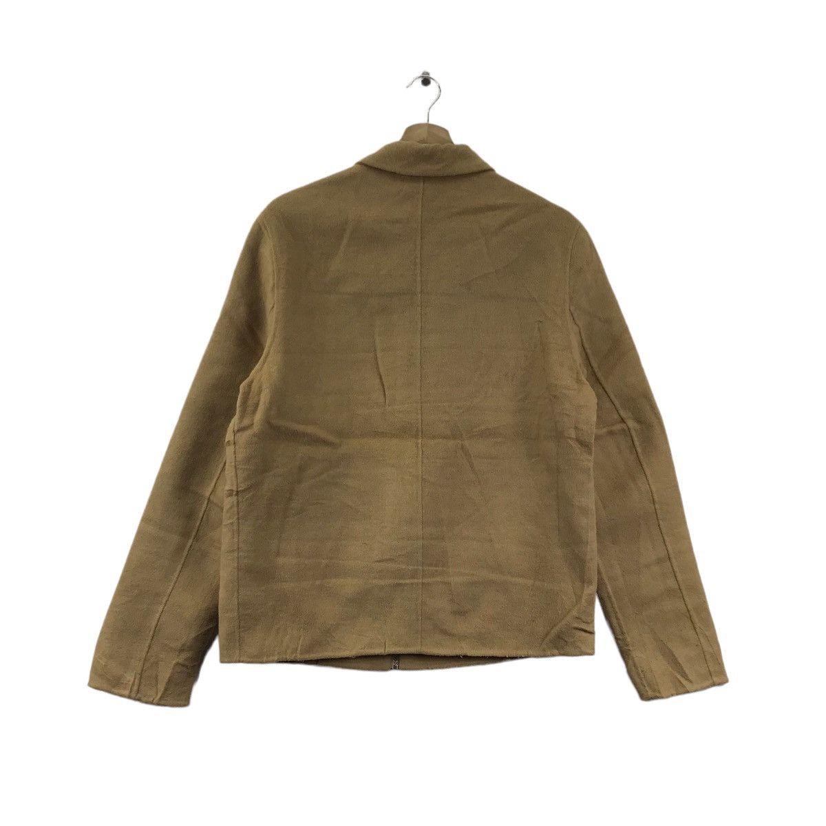 Zara ZARA Wool Beige Bomber Jacket Size US M / EU 48-50 / 2 - 8 Thumbnail