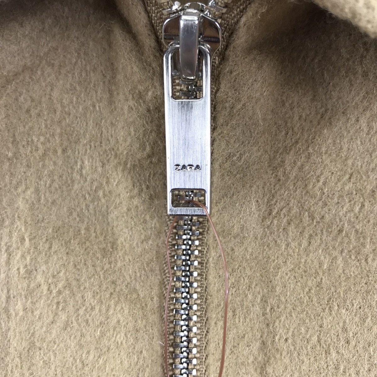 Zara ZARA Wool Beige Bomber Jacket Size US M / EU 48-50 / 2 - 3 Thumbnail