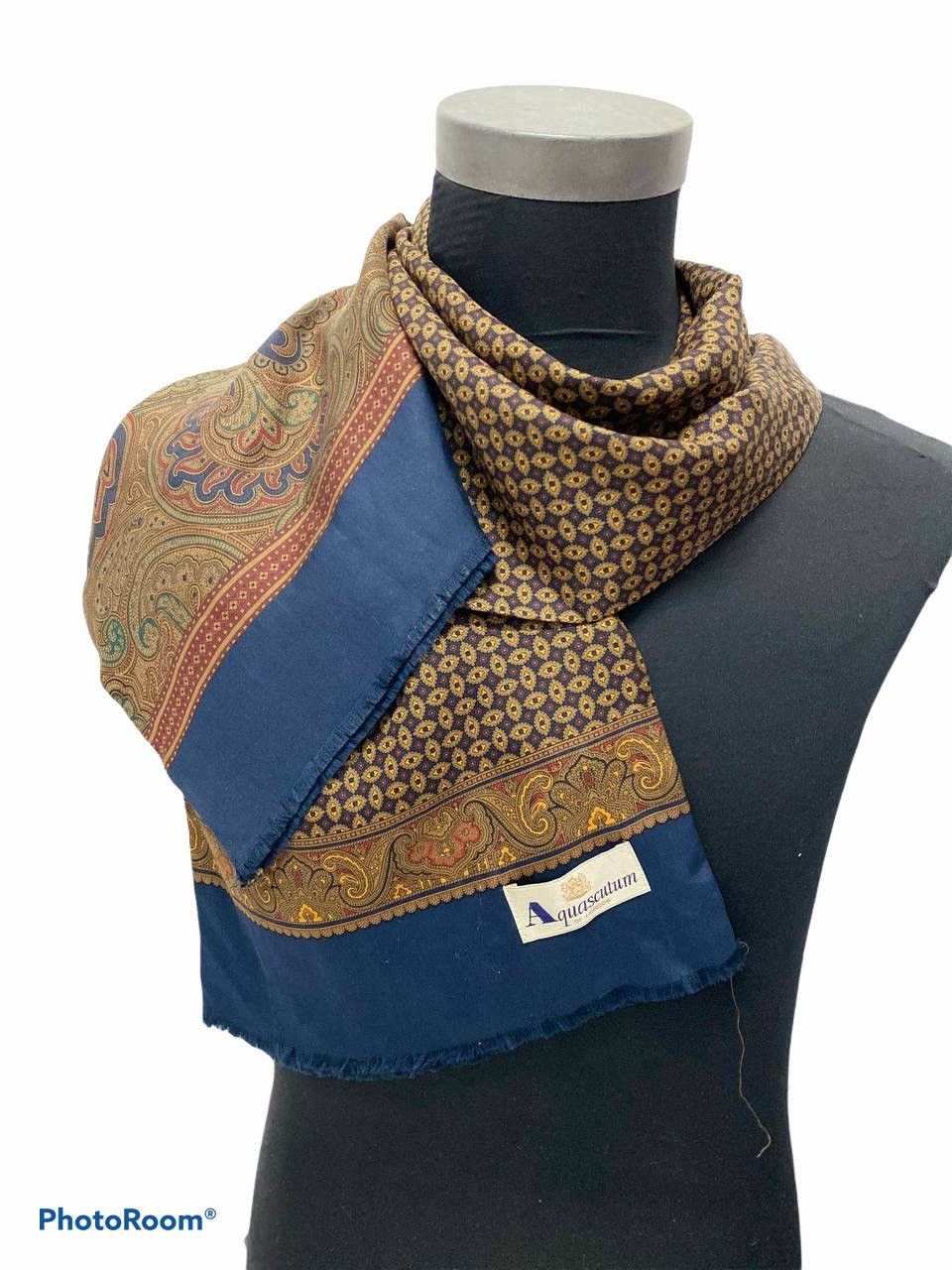 Aquascutum silk scarf nice design