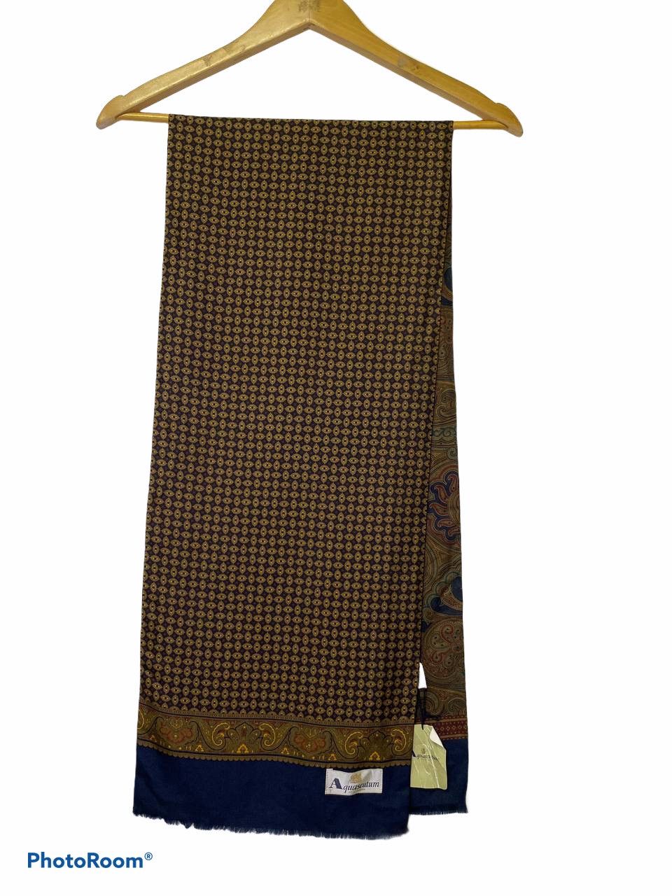 Aquascutum Aquascutum silk scarf nice design Size ONE SIZE - 3 Thumbnail