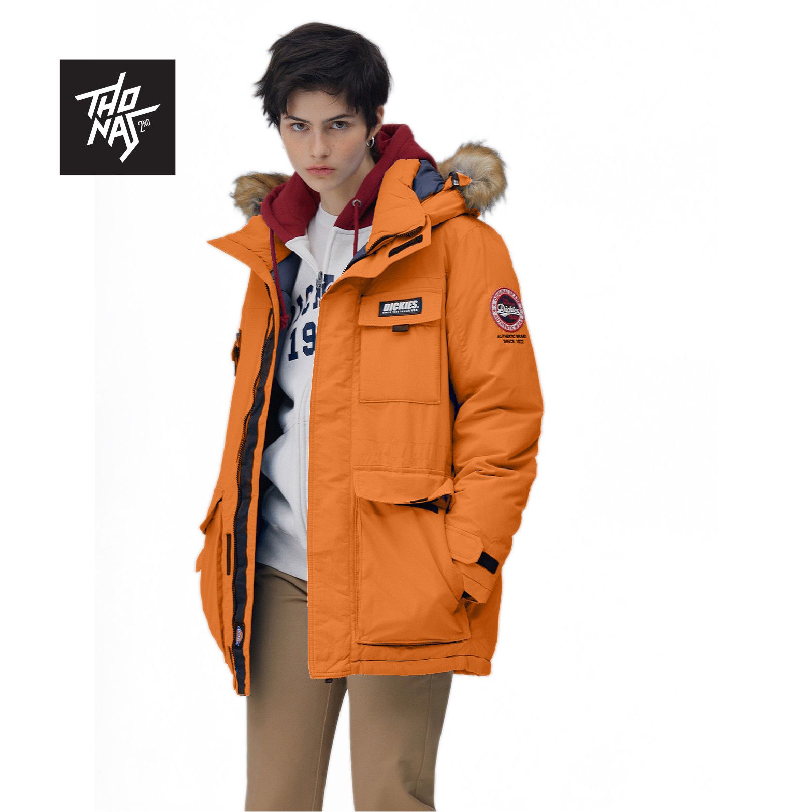 Outdoor Style Go Out! Dickies Solid Heavy Coat Padded Jacket | Grailed