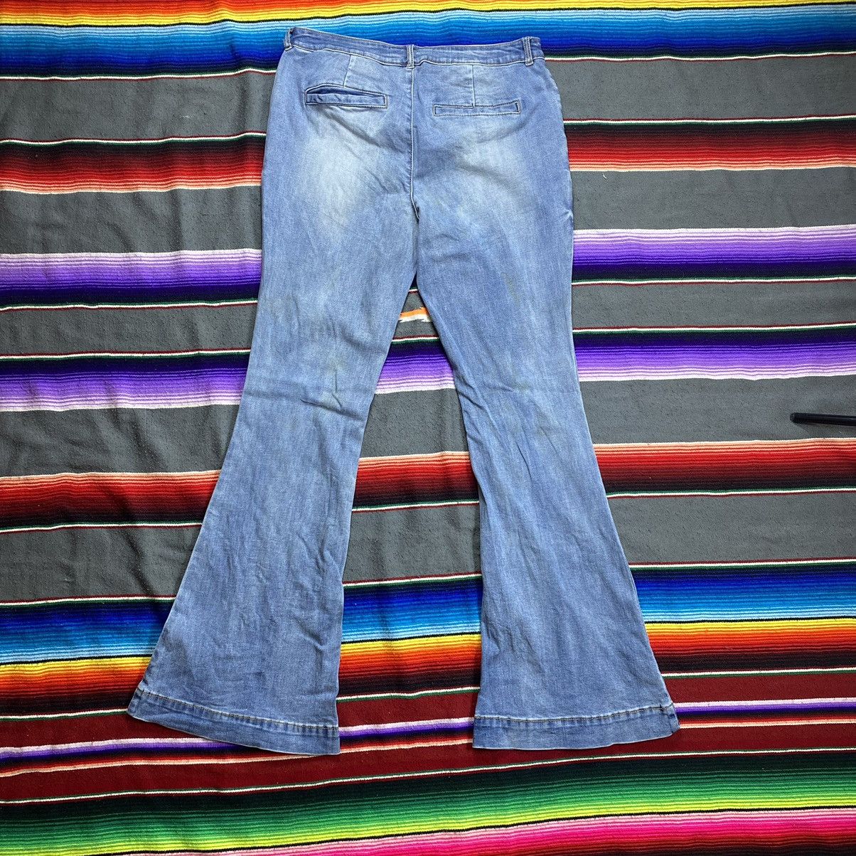 Vintage Vintage Faded Wash Bell Button Baker Stretchable Pants Size 32" / US 10 / IT 46 - 11 Thumbnail