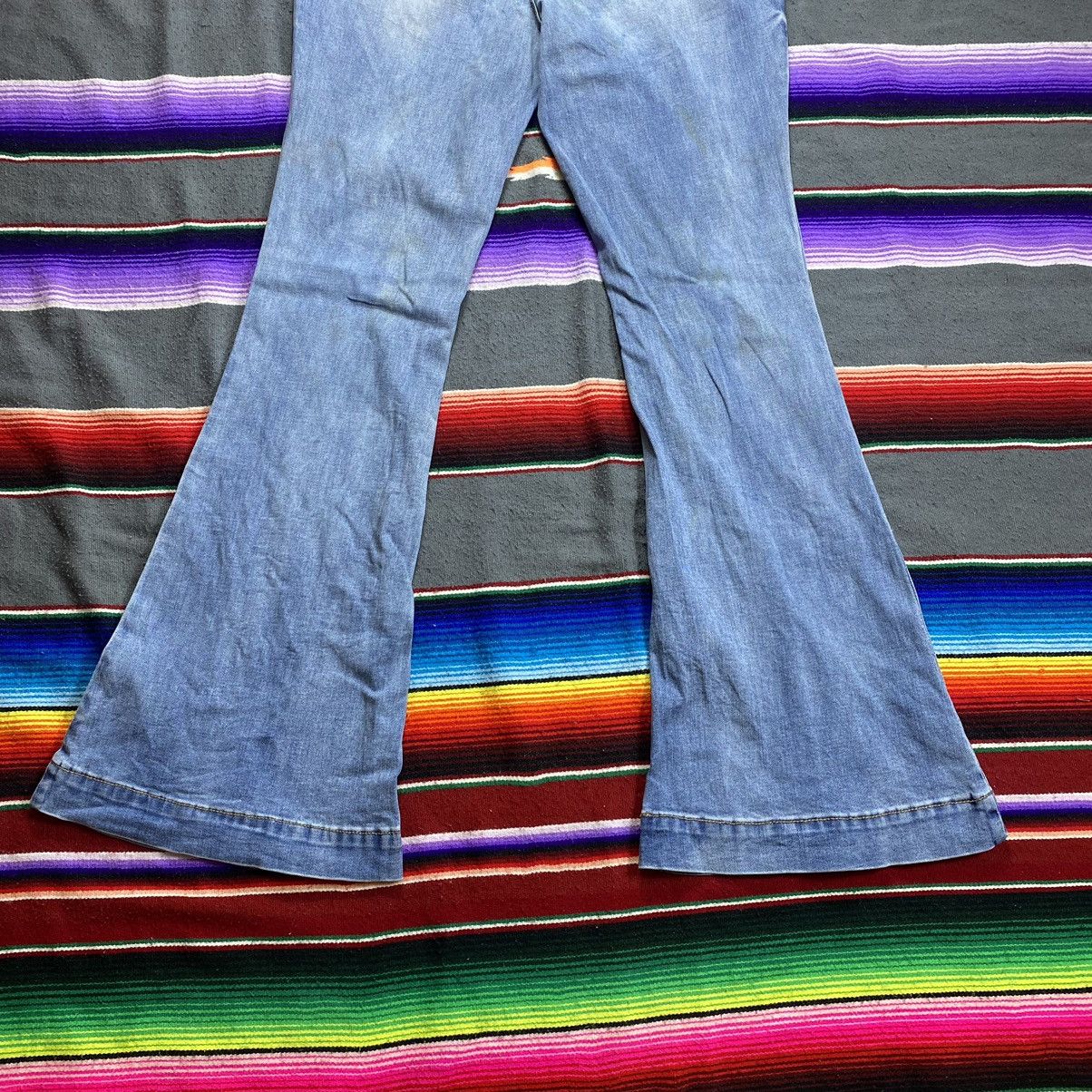 Vintage Vintage Faded Wash Bell Button Baker Stretchable Pants Size 32" / US 10 / IT 46 - 13 Thumbnail