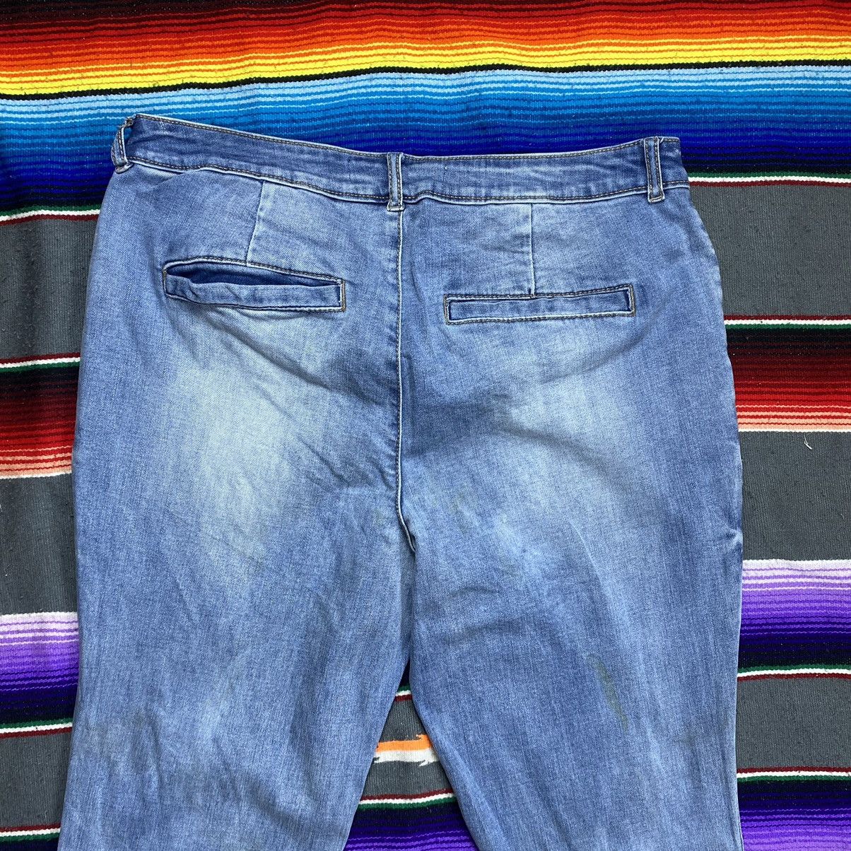 Vintage Vintage Faded Wash Bell Button Baker Stretchable Pants Size 32" / US 10 / IT 46 - 12 Thumbnail