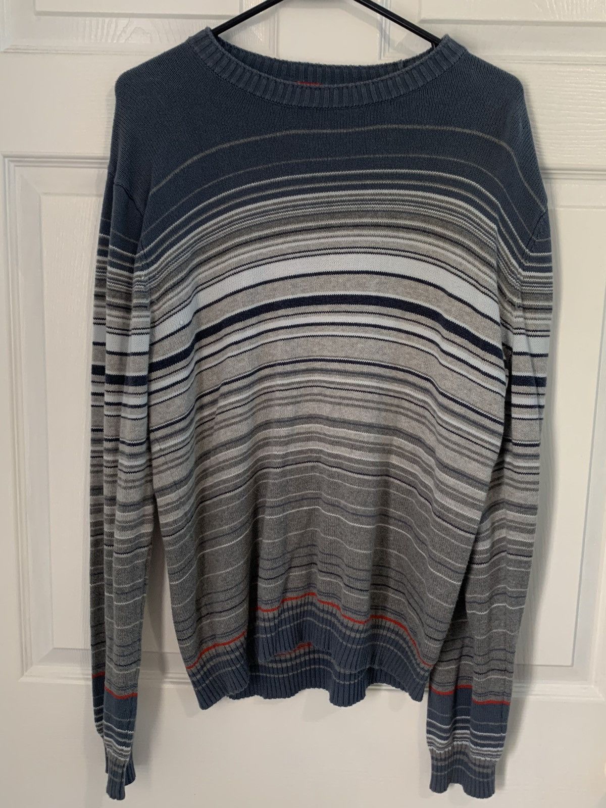 Saks Fifth Avenue Saks Fifth Striped Sweater Size US XL / EU 56 / 4 - 1 Thumbnail